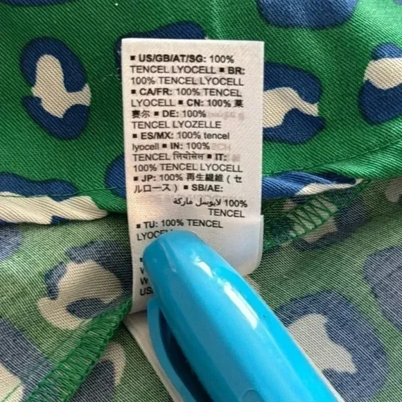 GraceAtwood THE DROP loose fit emerald loose fit mini dress size medium - Picture 6 of 7